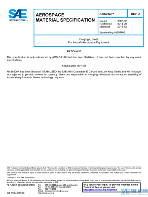 SAE AMS 6400 Series PDF