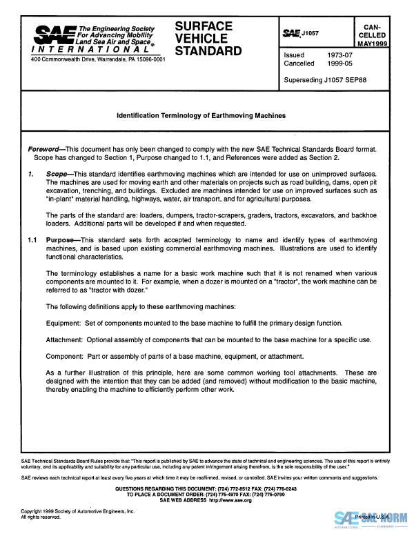 SAE J 1057 Series PDF
