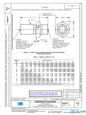 SAE AS 6047 Series PDF