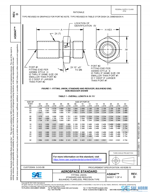 SAE AS 6047 Series PDF