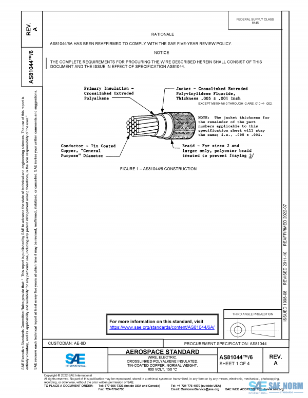 SAE AS 81044/6 Series PDF