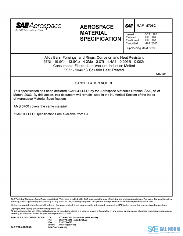 SAE MAM 5706 Series PDF