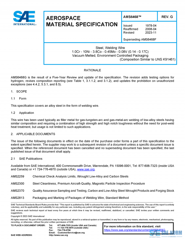 SAE AMS 6468 Series PDF