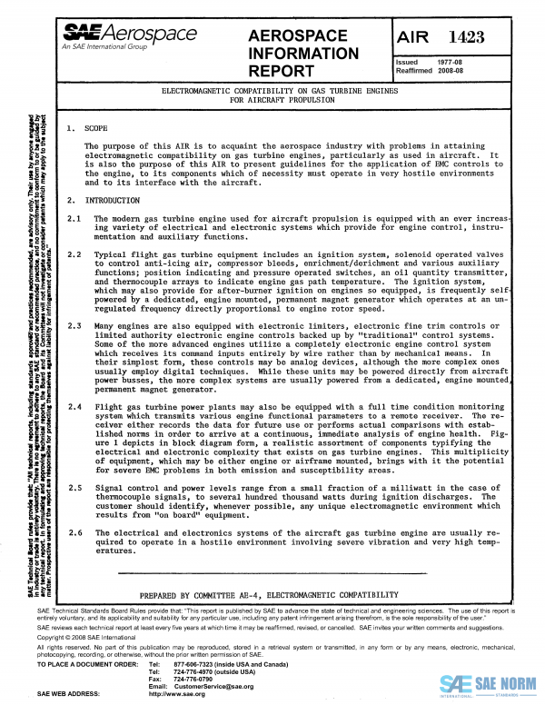 SAE AIR 1423 Series PDF