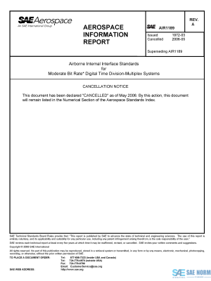 SAE AIR 1189 Series PDF