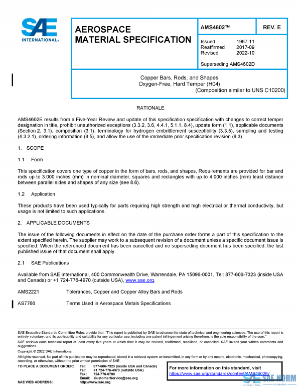 SAE AMS 4602 Series PDF