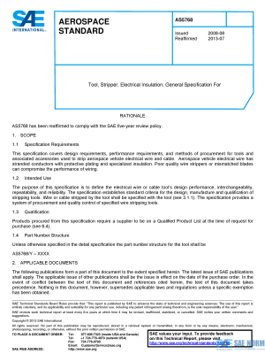 SAE AS 5768 Series PDF