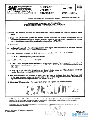 SAE J 1036 Series PDF