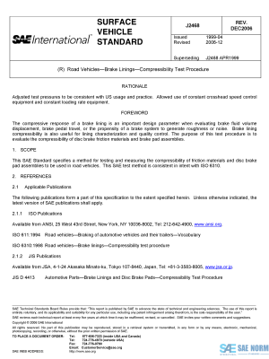 SAE J 2468 Series PDF