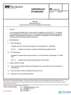 SAE AS 7112/3 Series PDF