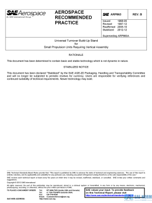 SAE ARP 863 Series PDF