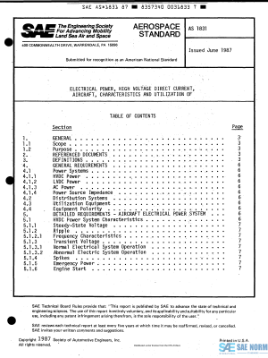 SAE AS 1831 Series PDF