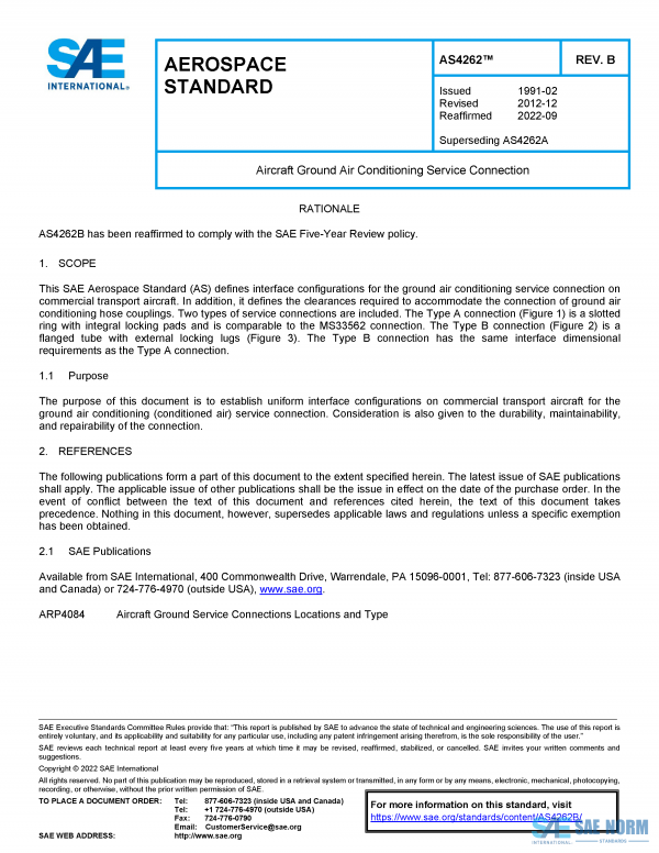 SAE AS 4262 Series PDF