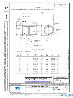 SAE MA 2047 Series PDF