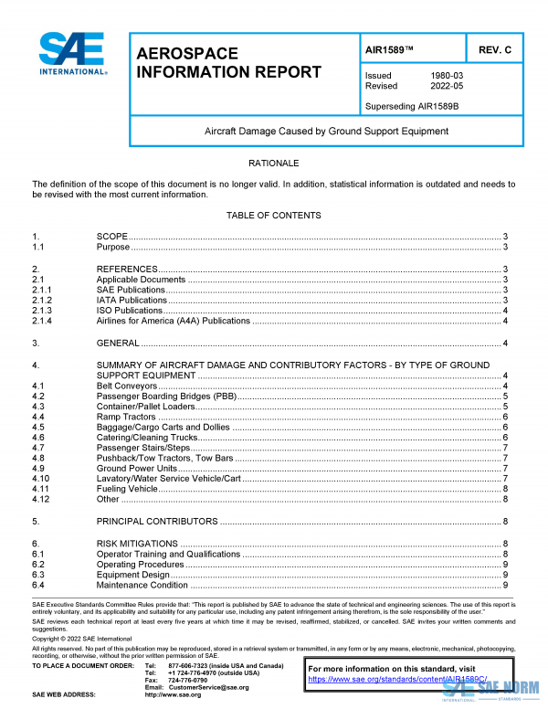 SAE AIR 1589 Series PDF