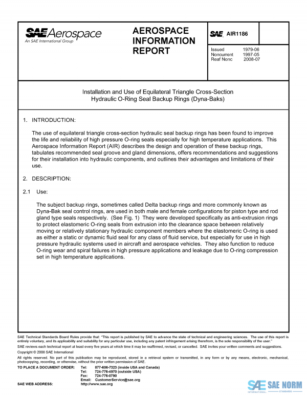 SAE AIR 1186 Series PDF