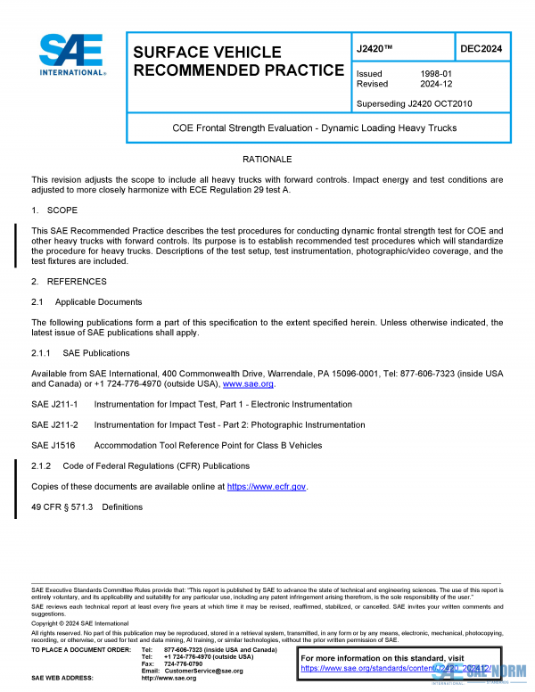 SAE J 2420 Series PDF