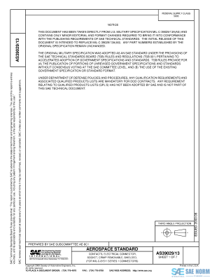 SAE AS 39029/13 Series PDF