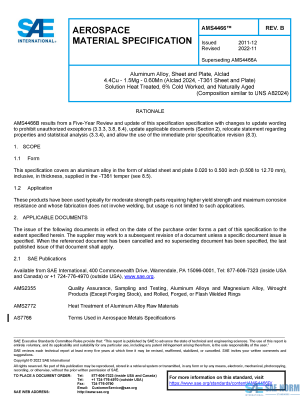 SAE AMS 4466 Series PDF