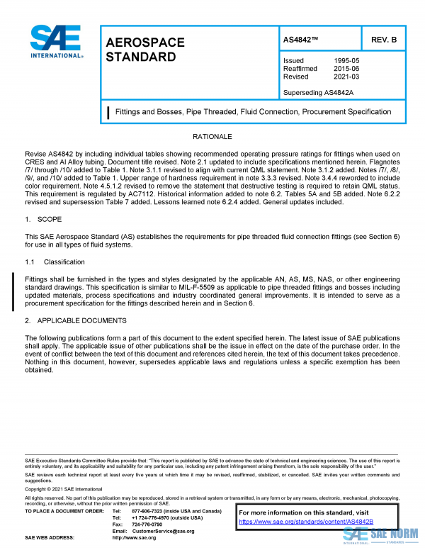 SAE AS 4842 Series PDF
