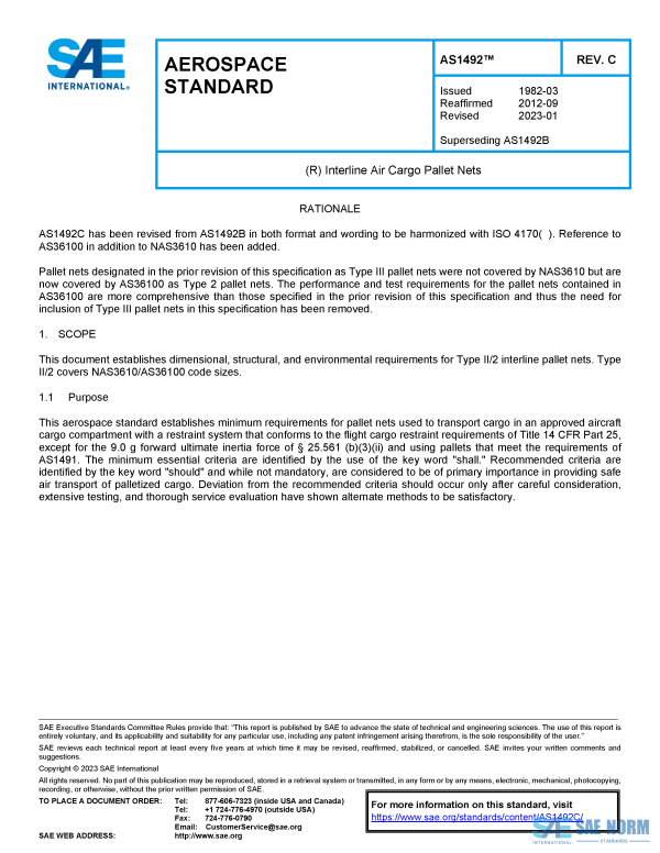 SAE AS 1492 Series PDF