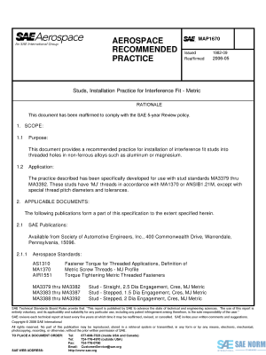 SAE MAP 1670 Series PDF