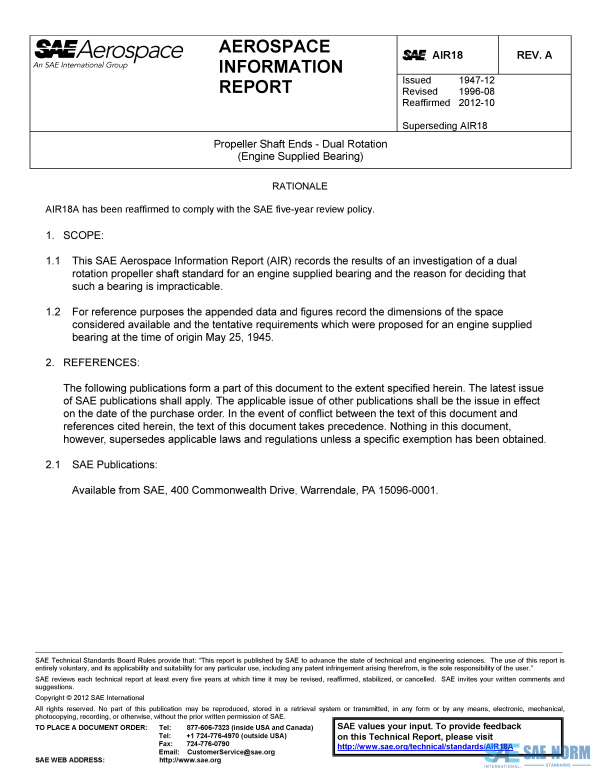 SAE AIR 18 Series PDF