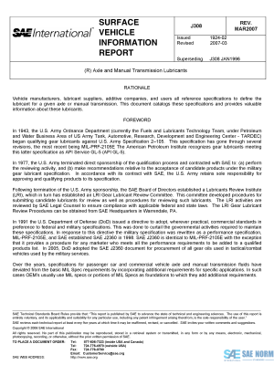 SAE J 308 Series PDF