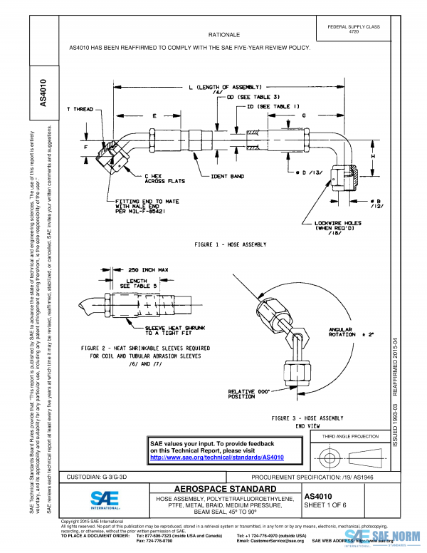 SAE AS 4010 Series PDF