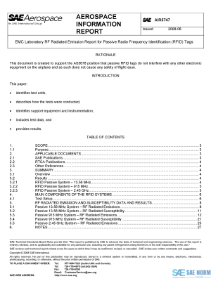 SAE AIR 5747 Series PDF