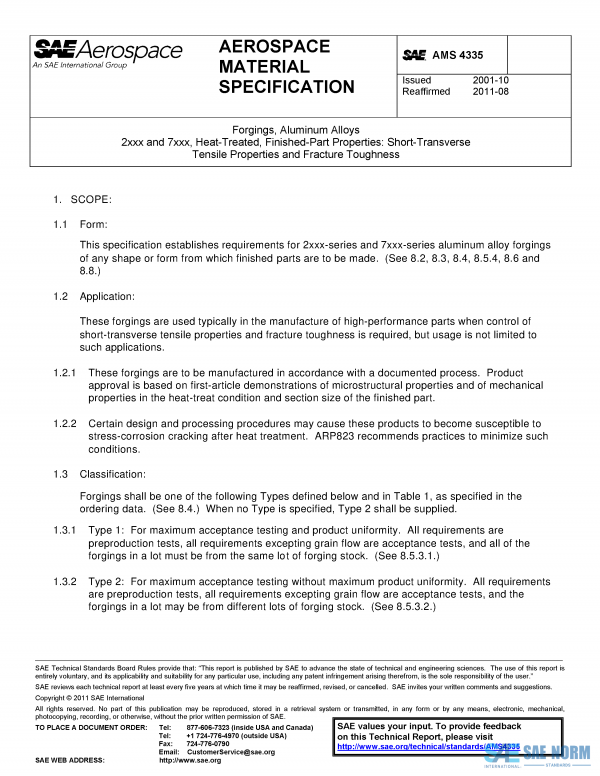 SAE AMS 4335 Series PDF
