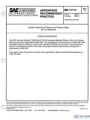 SAE ARP 1932 Series PDF