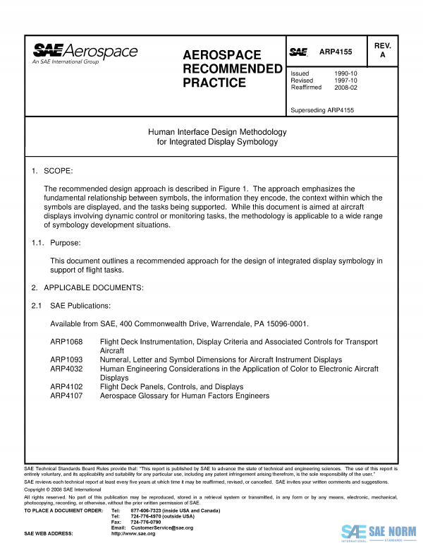 SAE ARP 4155 Series PDF