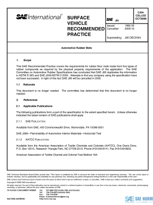SAE J 80 Series PDF