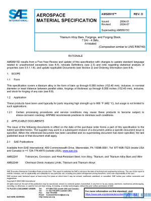 SAE AMS 6915 Series PDF