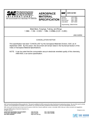 SAE AMS 6418 Series PDF