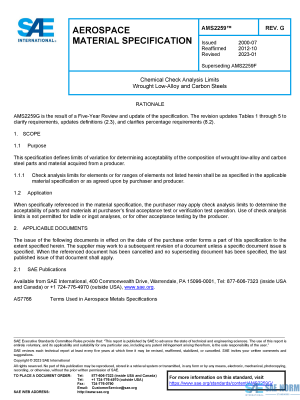 SAE AMS 2259 Series PDF