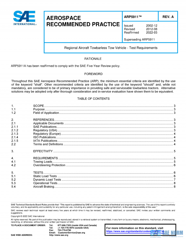 SAE ARP 5911 Series PDF