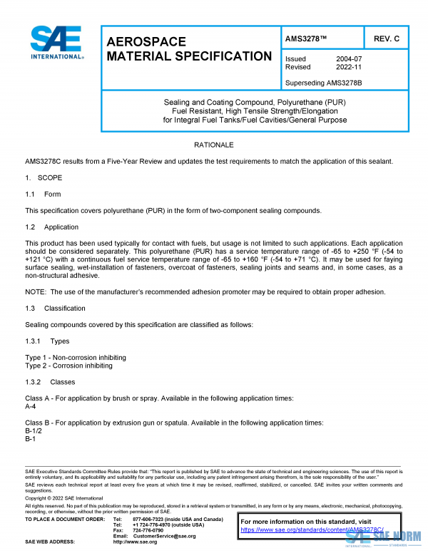SAE AMS 3278 Series PDF