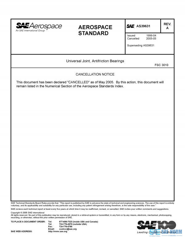 SAE AS 39631 Series PDF