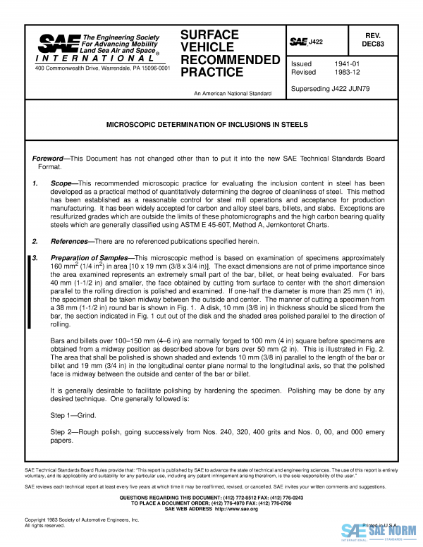 SAE J 422 Series PDF