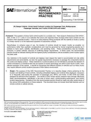 SAE J 1138 Series PDF