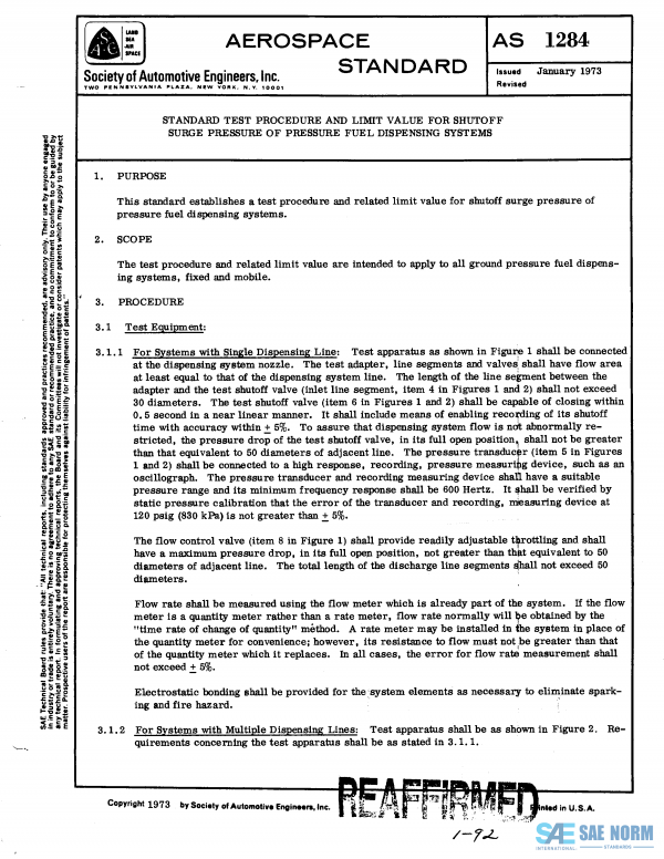 SAE AS 1284 Series PDF