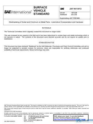 SAE J 207 Series PDF