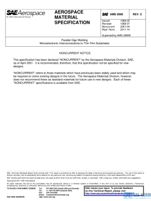 SAE AMS 2690 Series PDF