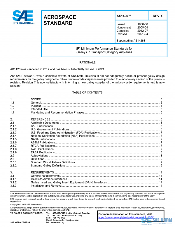 SAE AS 1426 Series PDF