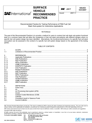 SAE J 2617 Series PDF