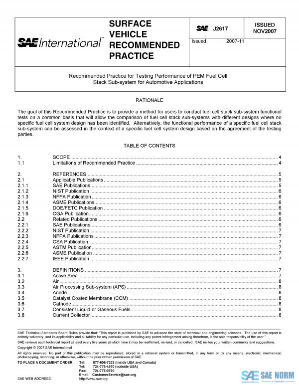 SAE J 2617 Series PDF