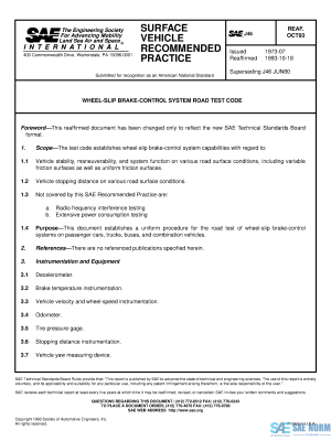 SAE J 46 Series PDF