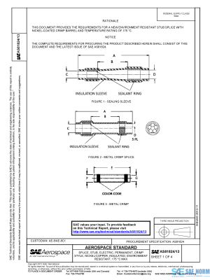 SAE AS 81824/13 Series PDF